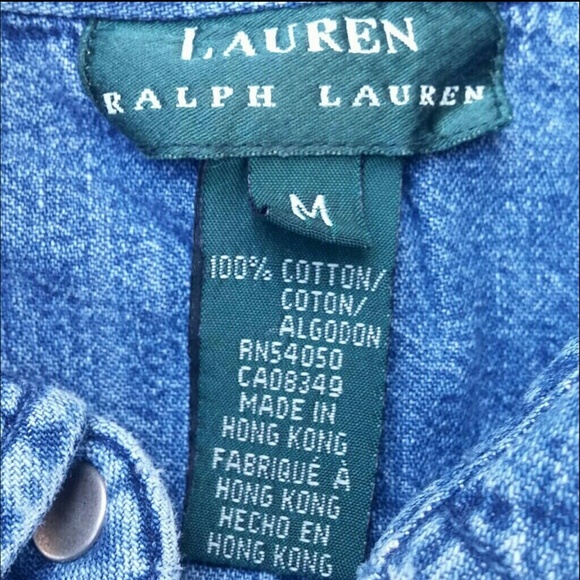 SOLD Vintage Ralph Lauren Sleeveless Denim Dress - Picture 2 of 8